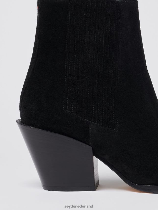 schoenen nl Aeyde Kate zwart suède 624HJR42