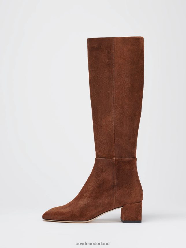 schoenen nl Aeyde Laura bruin suède 624HJR122