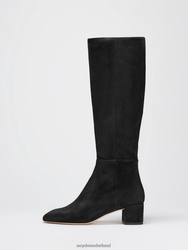 schoenen nl Aeyde Laura zwart suède 624HJR119