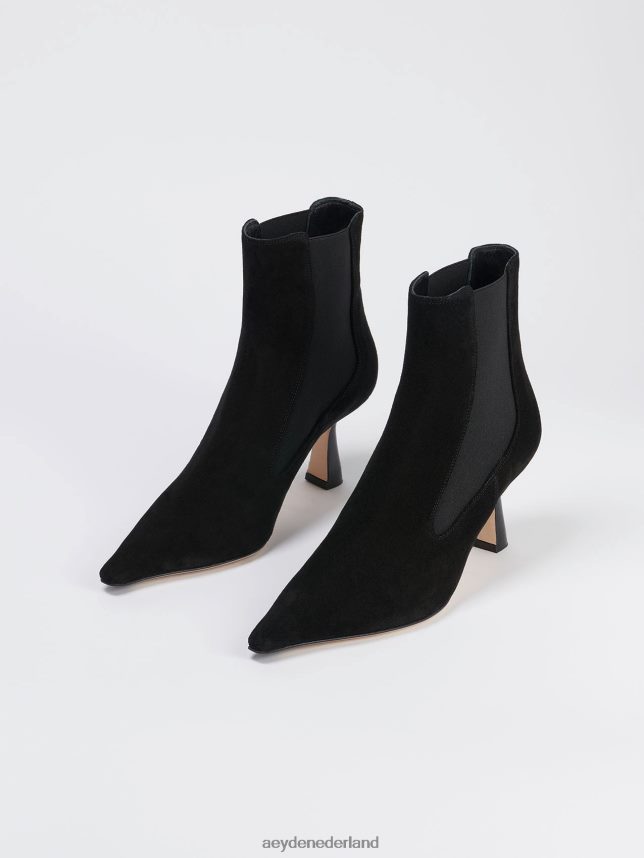 schoenen nl Aeyde Selena zwart suède 624HJR243