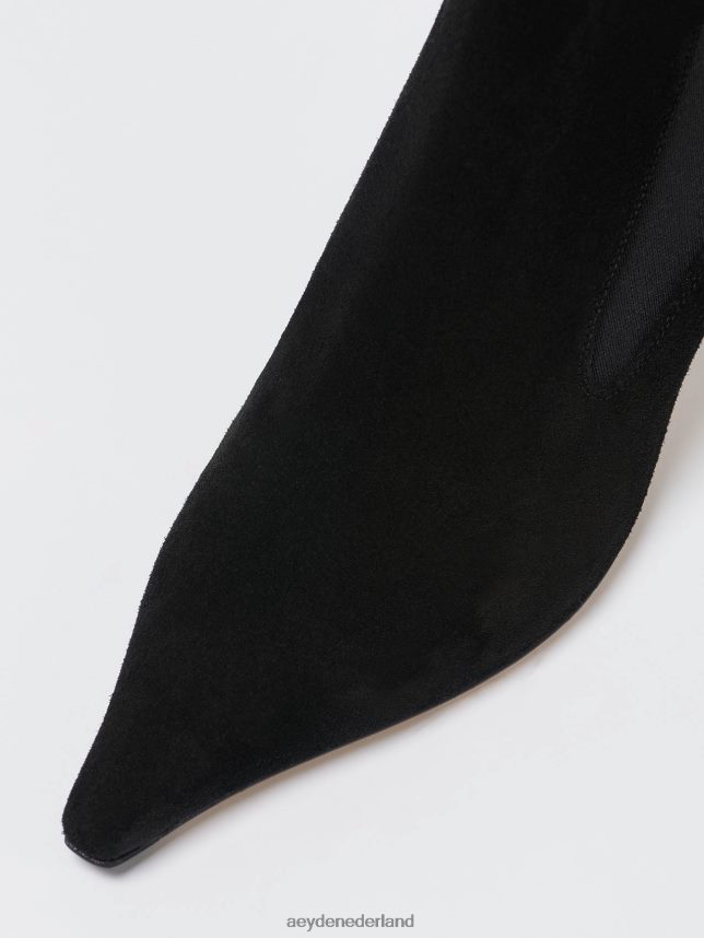 schoenen nl Aeyde Selena zwart suède 624HJR243