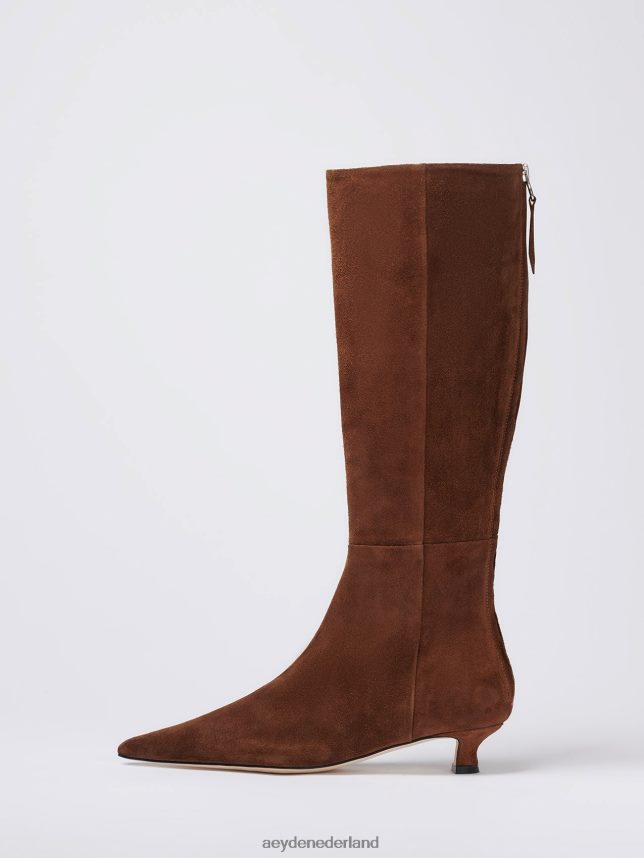 schoenen nl Aeyde Zazie bruin suède 624HJR65