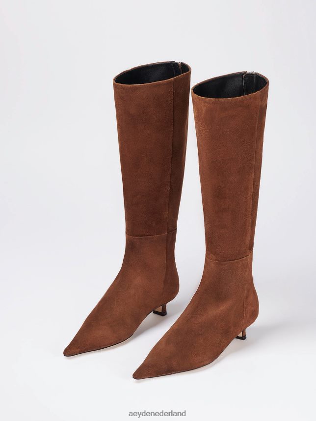 schoenen nl Aeyde Zazie bruin suède 624HJR65
