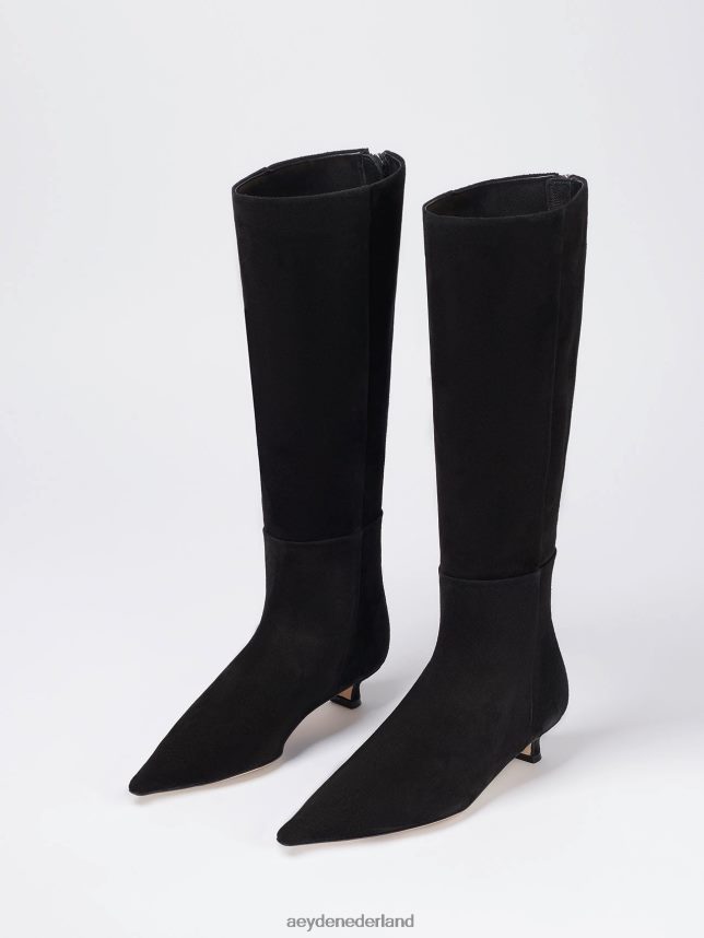 schoenen nl Aeyde Zazie zwart suède 624HJR66