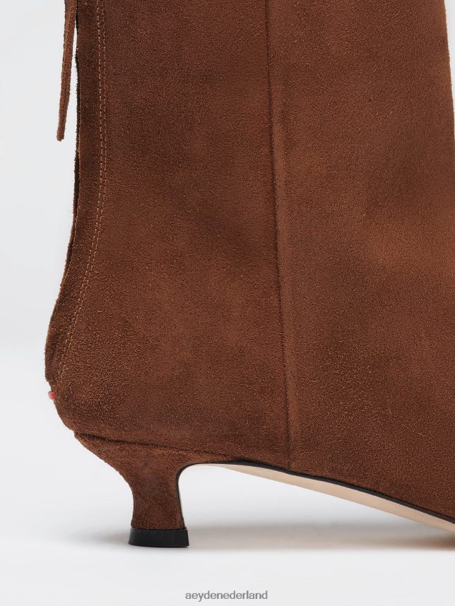 schoenen nl Aeyde Zoë bruin suède 624HJR62