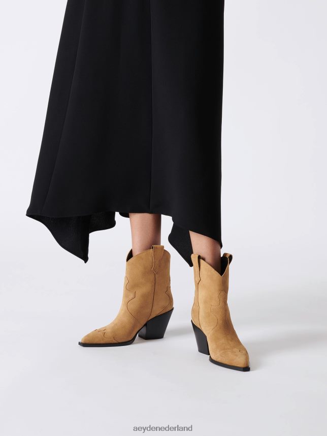 schoenen nl Aeyde albi karamel suède 624HJR265