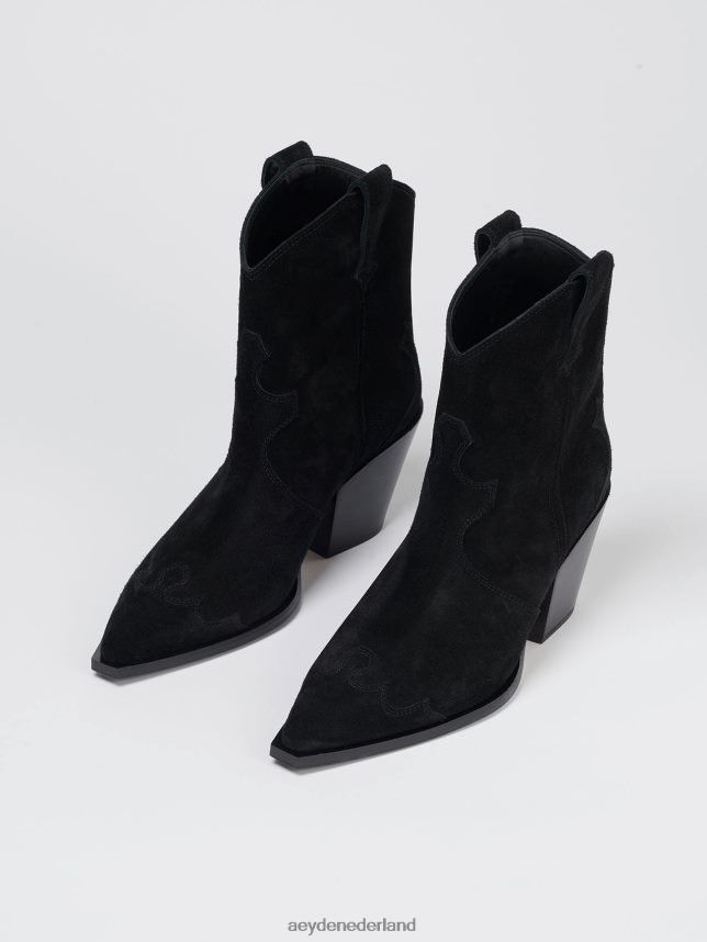 schoenen nl Aeyde albi zwart suède 624HJR266