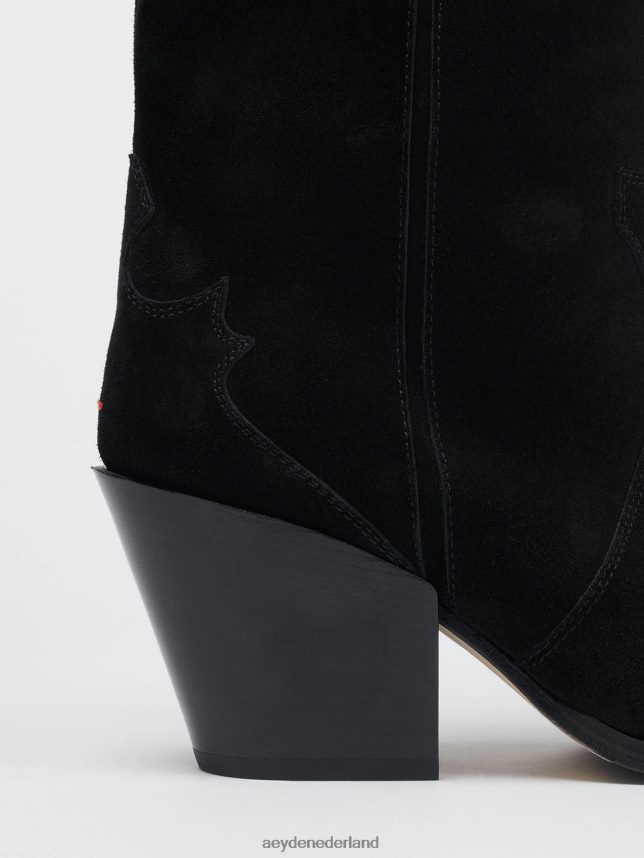 schoenen nl Aeyde albi zwart suède 624HJR266