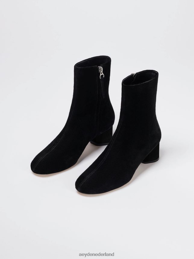 schoenen nl Aeyde allegra zwart suède 624HJR69