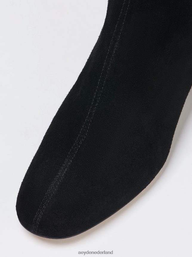 schoenen nl Aeyde allegra zwart suède 624HJR69
