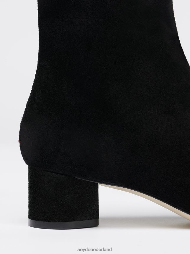 schoenen nl Aeyde allegra zwart suède 624HJR69