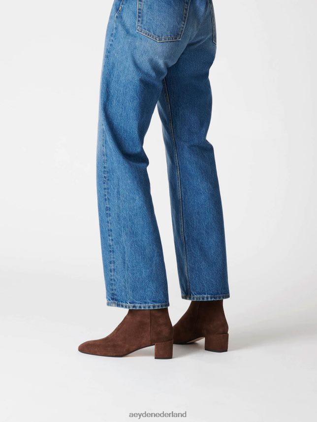 schoenen nl Aeyde lin bruin suède 624HJR118
