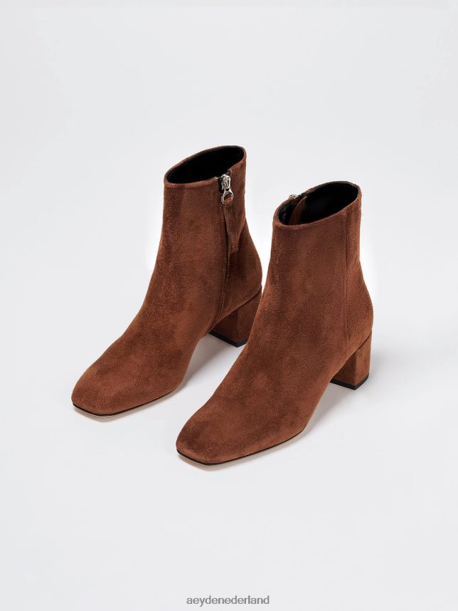 schoenen nl Aeyde lin bruin suède 624HJR118