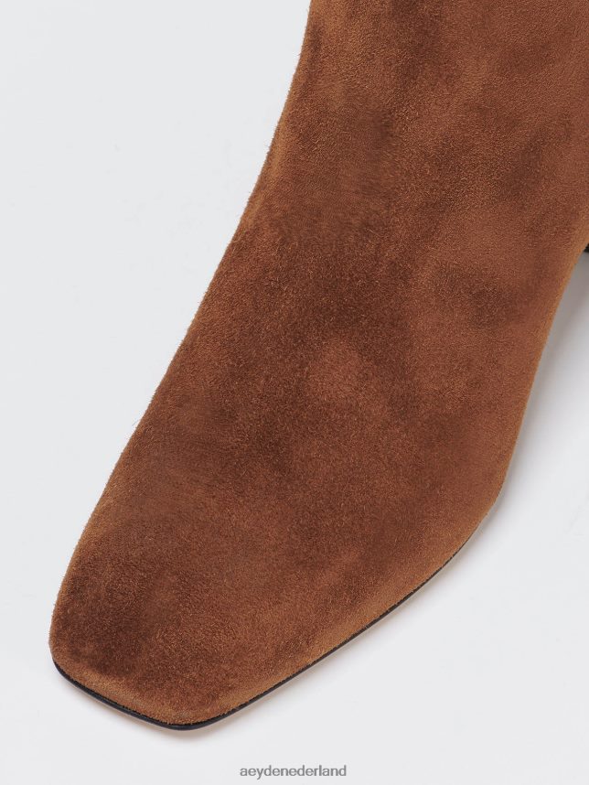 schoenen nl Aeyde lin bruin suède 624HJR118
