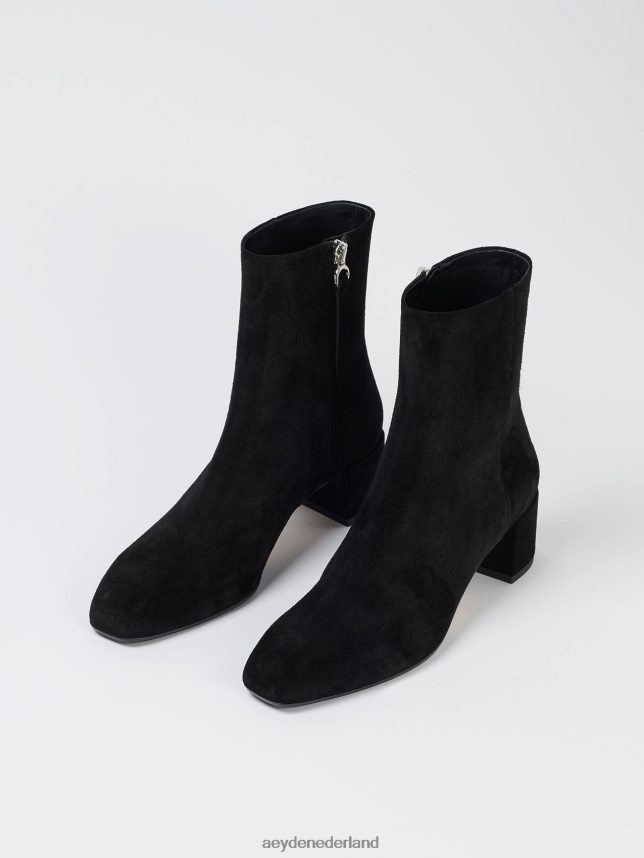 schoenen nl Aeyde lin zwart suède 624HJR115