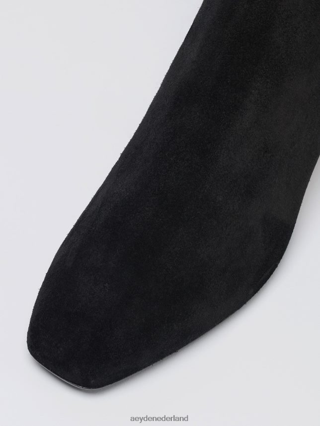 schoenen nl Aeyde lin zwart suède 624HJR115