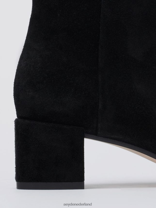 schoenen nl Aeyde lin zwart suède 624HJR115