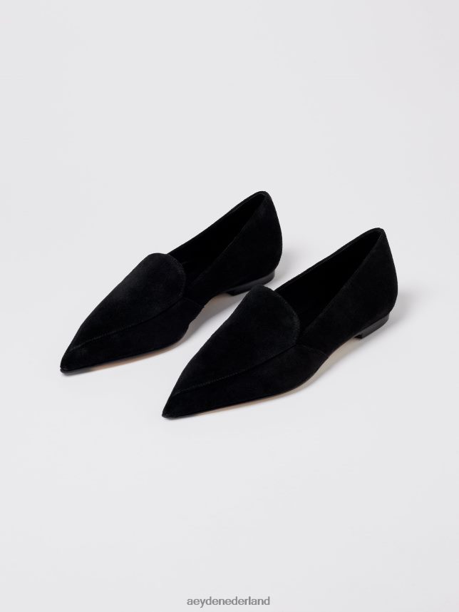 schoenen nl Aeyde martha zwart suède 624HJR210