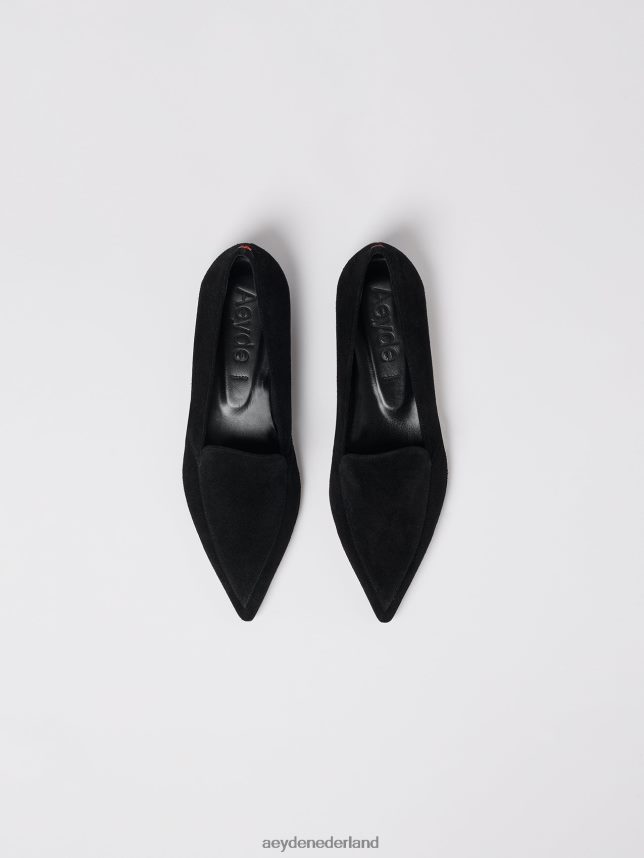 schoenen nl Aeyde martha zwart suède 624HJR210