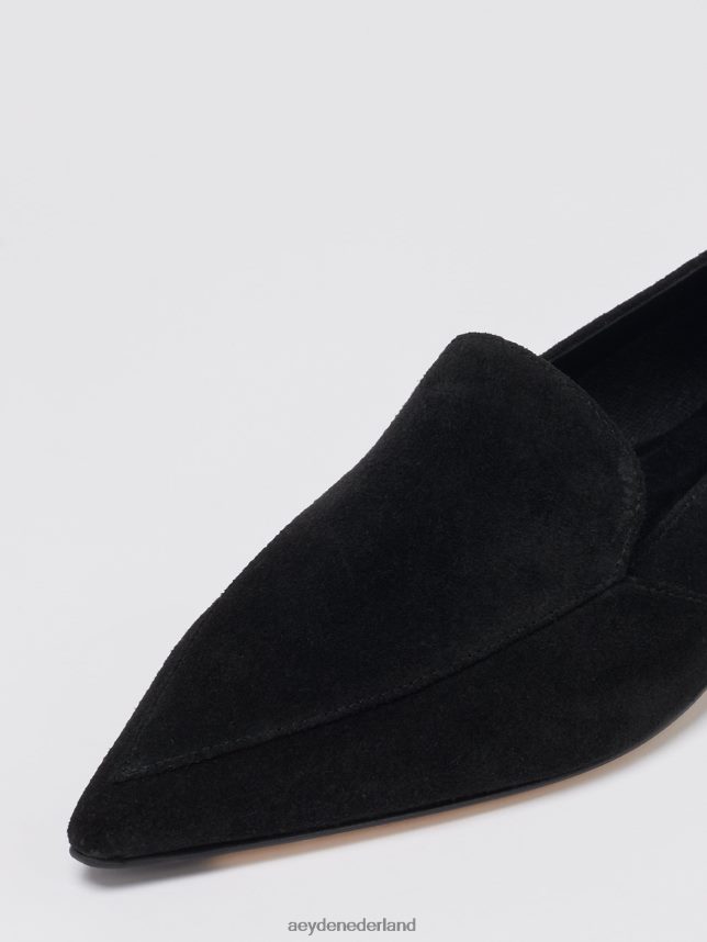 schoenen nl Aeyde martha zwart suède 624HJR210