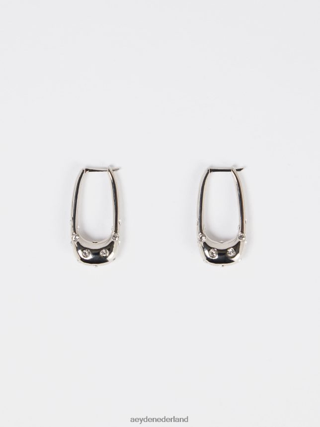 accessoire nl Aeyde Elias palladium/helder kristal 624HJR293