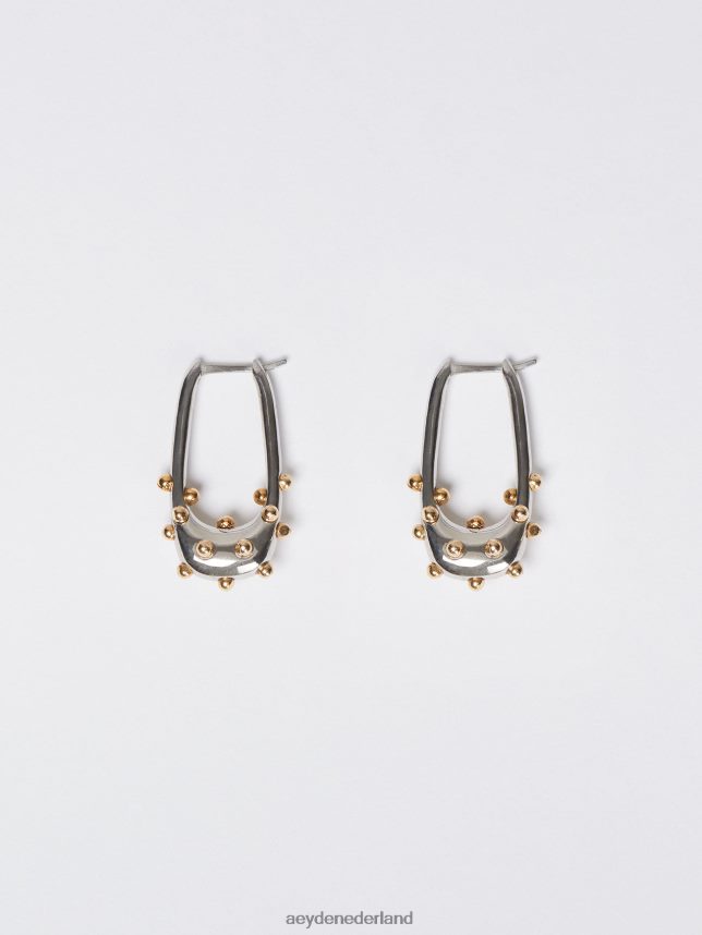 accessoire nl Aeyde Elias palladium/verguld messing 624HJR292