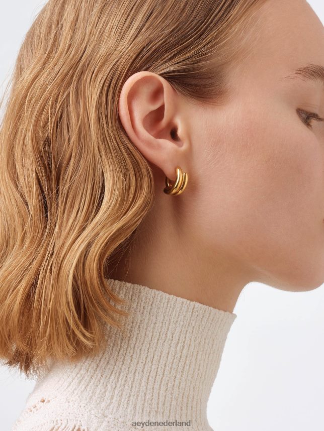 accessoire nl Aeyde clyde 18k verguld 624HJR274