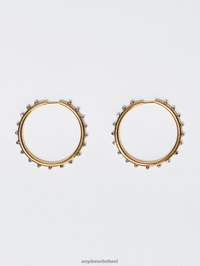 accessoire nl Aeyde otis 18k goud/palladium verguld 624HJR278
