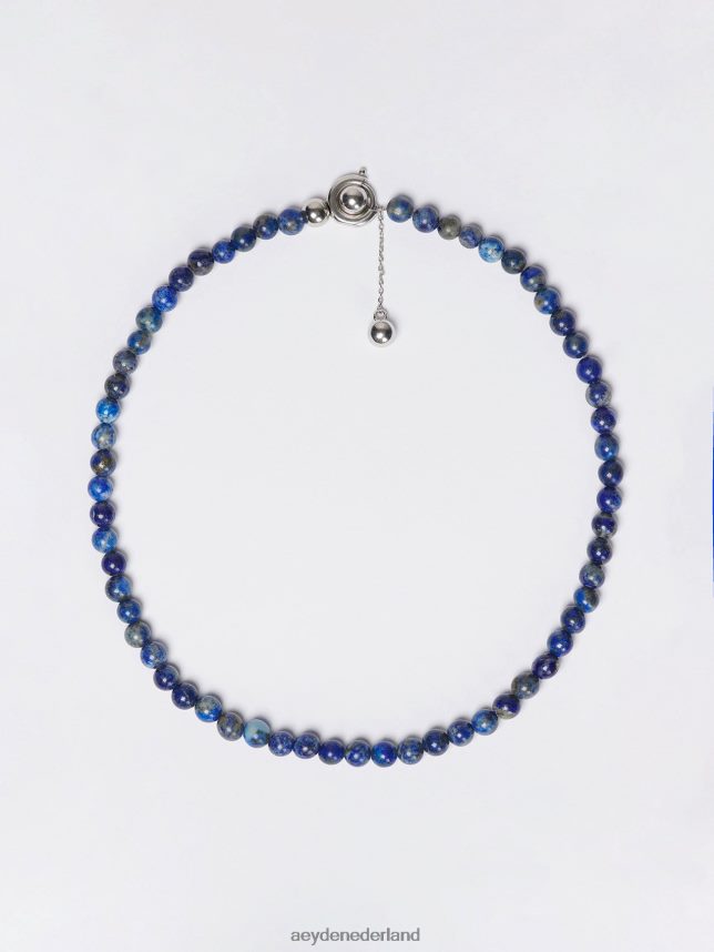 accessoire nl Aeyde zegge palladium/lapis verguld messing 624HJR130